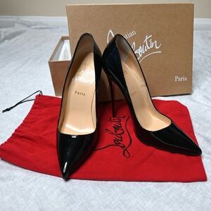 Christian Louboutin Black Patent Heels